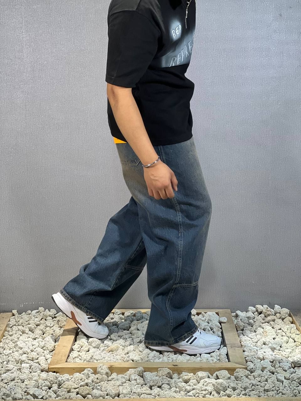 شلوار واید بگ 124707